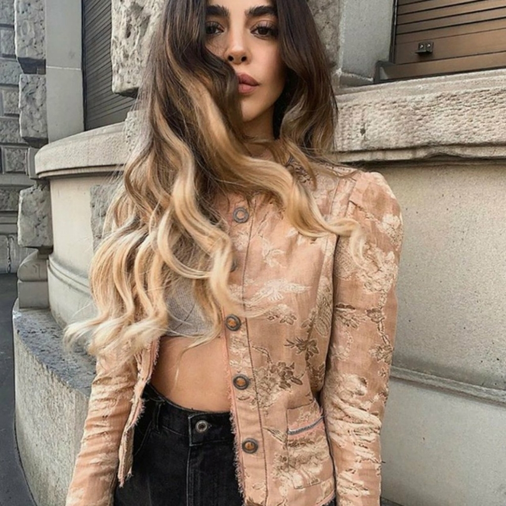 NWT Zara Limited Edition Jacquard Jacket